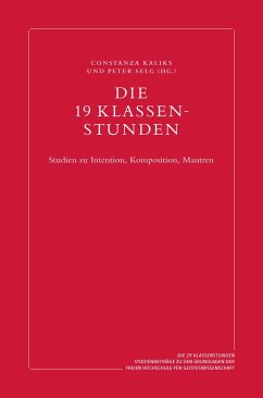 Die 19 Klassenstunden (eBook, PDF) Cover Die 19 Klassenstunden (eBook, PDF)