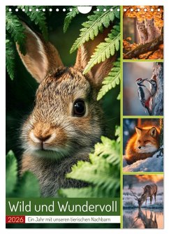 Wild und Wundervoll (Wandkalender 2026 DIN A4 hoch), CALVENDO Monatskalender