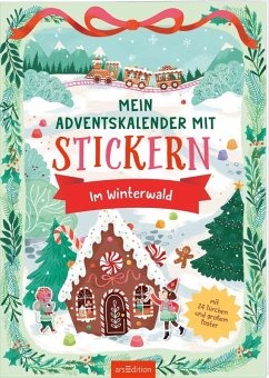 Cover Mein Adventskalender mit Stickern - Im Winterwald