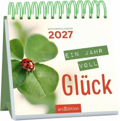 Cover Mini-Wochenkalender Ein Jahr voll Glück 2027