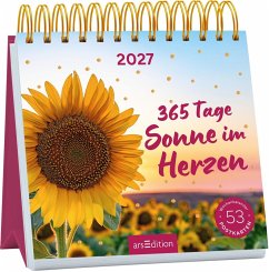 Cover Postkartenkalender Sonne im Herzen 2027