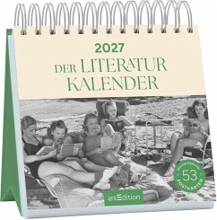 Cover Postkartenkalender Der Literaturkalender 2027