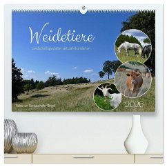 Weidetiere - Landschaftsgestalter seit Jahrhunderten (hochwertiger Premium Wandkalender 2026 DIN A2 quer), Kunstdruck in Hochglanz Weidetiere - Landschaftsgestalter seit Jahrhunderten (hochwertiger Premium Wandkalender 2026 DIN A2 quer), Kunstdruck in Hochglanz