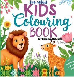 Cover Preschool kids colouring book