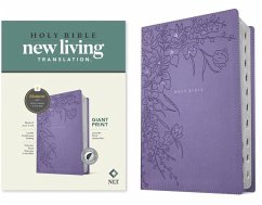 Cover NLT Giant Print Bible, Filament Enabled (Leatherlike, Lavender Floral, Indexed, Red Letter)