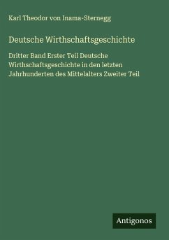 Cover Deutsche Wirthschaftsgeschichte