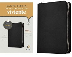Cover Biblia Compacta Ntv de Zíper, Con Filament (Sentipiel, Negro)
