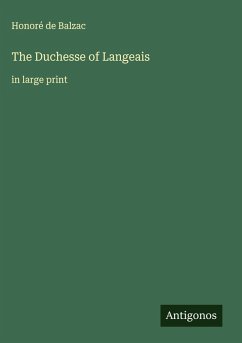 Cover The Duchesse of Langeais