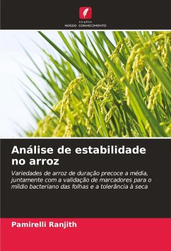 Cover Análise de estabilidade no arroz