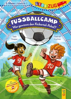 Cover LESEZUG/2. Klasse - Lesestufe 2: Fußballcamp - Wer gewinnt den Kickertal-Pokal?