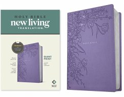 Cover NLT Giant Print Bible, Filament Enabled (Leatherlike, Lavender Floral, Red Letter)