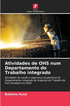 Cover Atividades de OHS num Departamento do Trabalho integrado