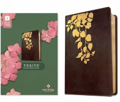 Cover NLT Thrive Devotional Bible for Women, Filament Enabled (Leatherlike, Cascade Deep Brown)