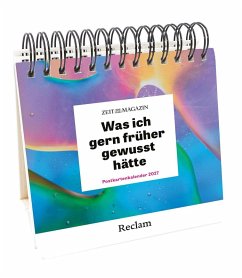 Was ich gern früher gewusst hätte. Postkartenkalender 2027