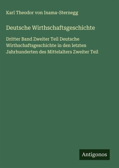 Cover Deutsche Wirthschaftsgeschichte