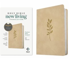 Cover NLT Premium Value Compact Bible, Filament Enabled (Leatherlike, Ivory Vine)