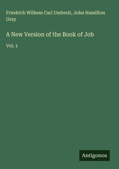 Cover A New Version of the Book of Job
