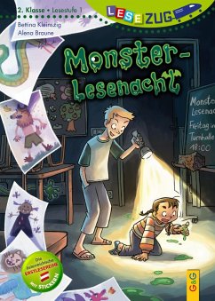 Cover LESEZUG/2. Klasse - Lesestufe 1: Monster-Lesenacht