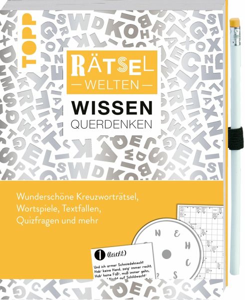 Rätselwelten - Rätseln, Wissen & Querdenken: Wunderschöne Kreuzworträtsel, Wortspiele, Textfallen, Quizfragen und mehr (Mängelexemplar) Rätselwelten - Rätseln, Wissen & Querdenken: Wunderschöne Kreuzworträtsel, Wortspiele, Textfallen, Quizfragen und mehr (Mängelexemplar)