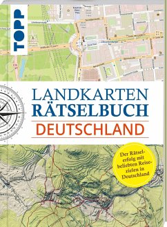Cover Landkarten Rätselbuch - Deutschland   (Mängelexemplar)