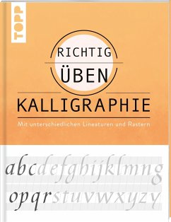 Cover richtig üben Kalligraphie  (Mängelexemplar)
