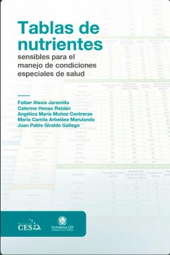 Cover Tablas de nutrientes sensibles para el manejo de condiciones especiales de salud (eBook, PDF)