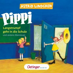 Cover Pippi Langstrumpf geht in die Schule und andere Abenteuer (MP3-Download)