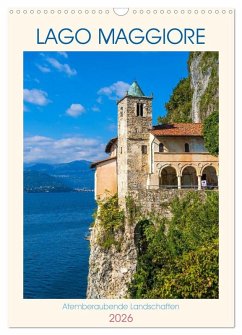 Lago Maggiore - Atemberaubende Landschaften (Wandkalender 2026 DIN A3 hoch), CALVENDO Monatskalender