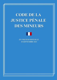 Cover Code de la justice pénale des mineurs