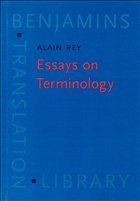 Cover Essays on Terminology