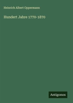 Cover Hundert Jahre 1770-1870