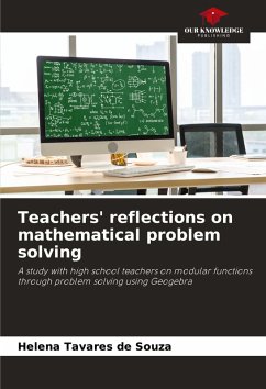 Cover Teachers' reflections on mathematical problem solving