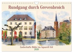 Rundgang durch Grevenbroich (Wandkalender 2026 DIN A4 quer), CALVENDO Monatskalender - Calvendo;Kleemann, Claudia