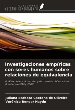 Cover Investigaciones empíricas con seres humanos sobre relaciones de equivalencia