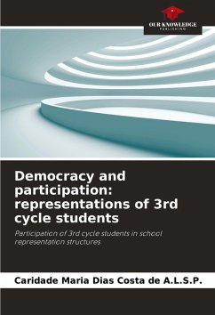 Democracy and participation: representations of 3rd cycle students - A.L.S.P., Caridade Maria Dias Costa de
