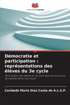Démocratie et participation : représentations des élèves du 3e cycle Cover Démocratie et participation : représentations des élèves du 3e cycle