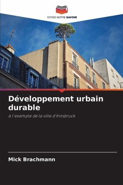 Développement urbain durable Cover Développement urbain durable