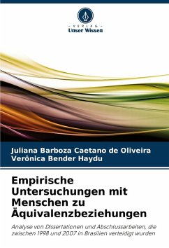 Cover Empirische Untersuchungen mit Menschen zu Äquivalenzbeziehungen