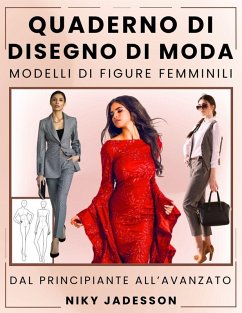 Cover Quaderno di Disegno di Moda Modelli di Figure Femminili