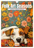 Folk Art Seasons (Wandkalender 2026 DIN A4 hoch), CALVENDO Monatskalender