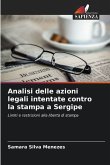 Analisi delle azioni legali intentate contro la stampa a Sergipe Analisi delle azioni legali intentate contro la stampa a Sergipe