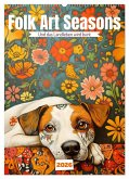 Folk Art Seasons (Wandkalender 2026 DIN A2 hoch), CALVENDO Monatskalender