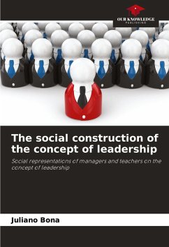 Cover The social construction of the concept of leadership