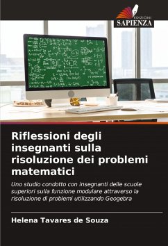 Cover Riflessioni degli insegnanti sulla risoluzione dei problemi matematici