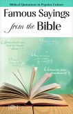 Famous Sayings from the Bible (eBook, ePUB)
