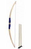 BestSaller 1271 - Kinder-Bogen mit Loch inkl. 3 Pfeilen, Buchenholz, 80cm, Holz-Bogen, Griff mit blauer Kunststoffwickelung BestSaller 1271 - Kinder-Bogen mit Loch inkl. 3 Pfeilen, Buchenholz, 80cm, Holz-Bogen, Griff mit blauer Kunststoffwickelung