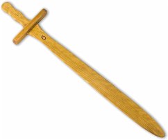 BestSaller 1103 - Schwert Knappe, 55cm, Birke/Erle geölt, Holz-Schwert