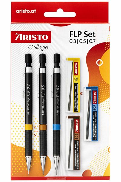 ARISTO College Feinminenstift FLP 3+3 Set, Stift 0.3/0.5/0.7+Minen 0.3/0.5/0.7 ARISTO College Feinminenstift FLP 3+3 Set, Stift 0.3/0.5/0.7+Minen 0.3/0.5/0.7
