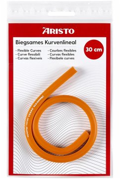 Cover ARISTO Biegsames Kurvenlineal 30 cm orange, Bleikern, Tuschekante