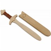 BestSaller 1021 - Dolch-Set König Edward mit Holzhülle, 40cm, Holz-Dolch, Griff mit brauner Kunststoffwickelung BestSaller 1021 - Dolch-Set König Edward mit Holzhülle, 40cm, Holz-Dolch, Griff mit brauner Kunststoffwickelung